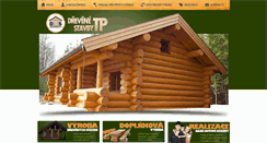 Desktop Screenshot of drevene-stavby.com